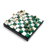 Chess Set - Malachite