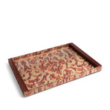 Fortuny Laotze Butler Tray - Oxblood Spice + Gold