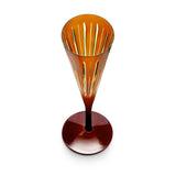 Prism Champagne Flutes - Amber (Set of 4)