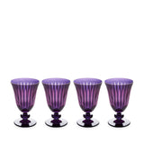 Prism Wine Glasses - Purple (Set of 4)