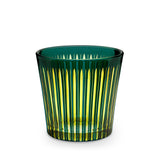 Prism Ice Bucket + Tongs - Green