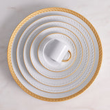 Neptune Gold Espresso Cup + Saucer (Set of 6)