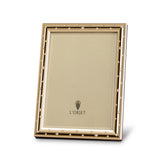 5x7-Inch Stars Frame in Gold and White Crystals - Illuminates any Space with Mystical and Elegant Aesthetic