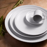 Corde Espresso Cup + Saucer - White