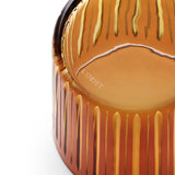 Prism Double Old Fashioned Glasses - Amber  (Set of 4)
