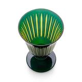 Prism Wine Glasses - Green (Set of 4)