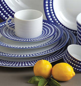 Blue Perlee Dinnerware Set