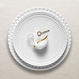 Swan Salt Cellar - White