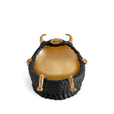 Haas Lazy Susan Catchall in Black - Hand-Crafted Creatures Embellished with Cultured Detail & Versatile Aesthetic