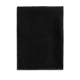 Black Linen Sateen Napkins - Hand-Crafted Linen Woven Textile - Luxurious & Intricate Soft Sateen Napkins