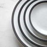 Soie Tressée Black Dinnerware