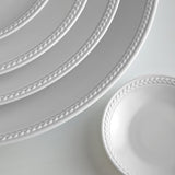 Soie Tressée White Dinnerware