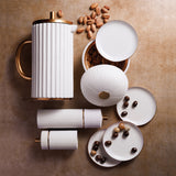 Ionic Box + Plates (Set of 4)