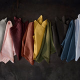 Linen Sateen Placemats - Wine (Set of 4)