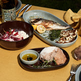 Terra Oval Platter - Seafoam